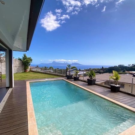 Villa Tiki Wonderfull Sea View Punaauia  Dış mekan fotoğraf