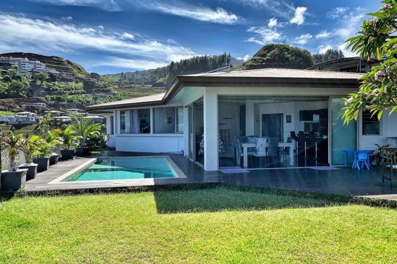 Villa Tiki Wonderfull Sea View Punaauia  Dış mekan fotoğraf