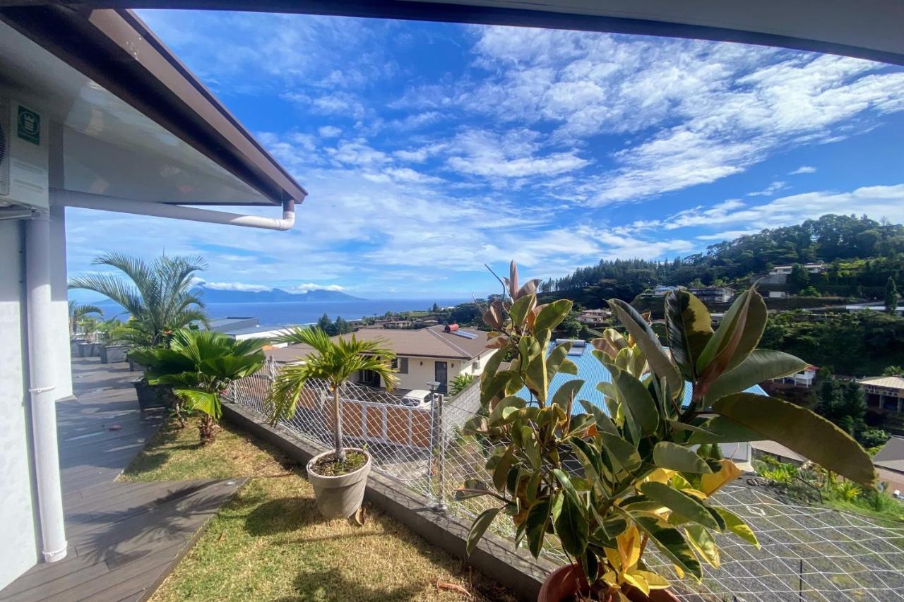 Villa Tiki Wonderfull Sea View Punaauia  Dış mekan fotoğraf