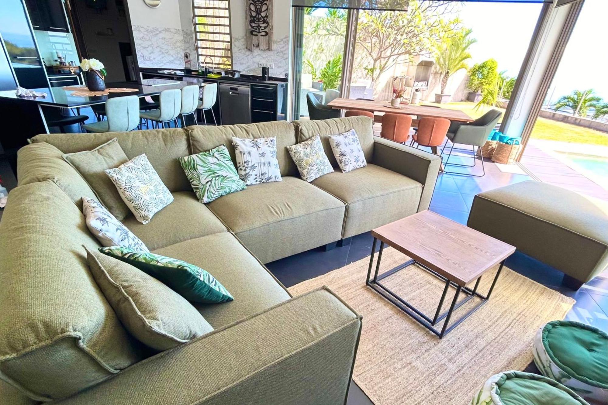 Villa Tiki Wonderfull Sea View Punaauia  Dış mekan fotoğraf